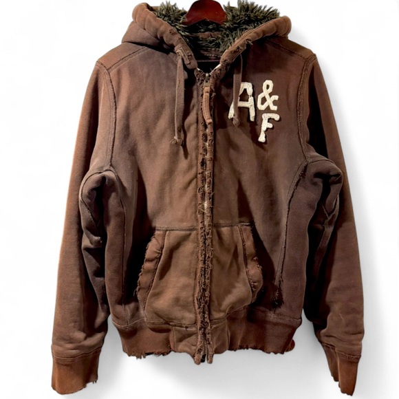 Abercrombie & Fitch Other - VTG Y2K Men’s Rare Abercrombie & Fitch Wolf Jaw Jacket Size Large